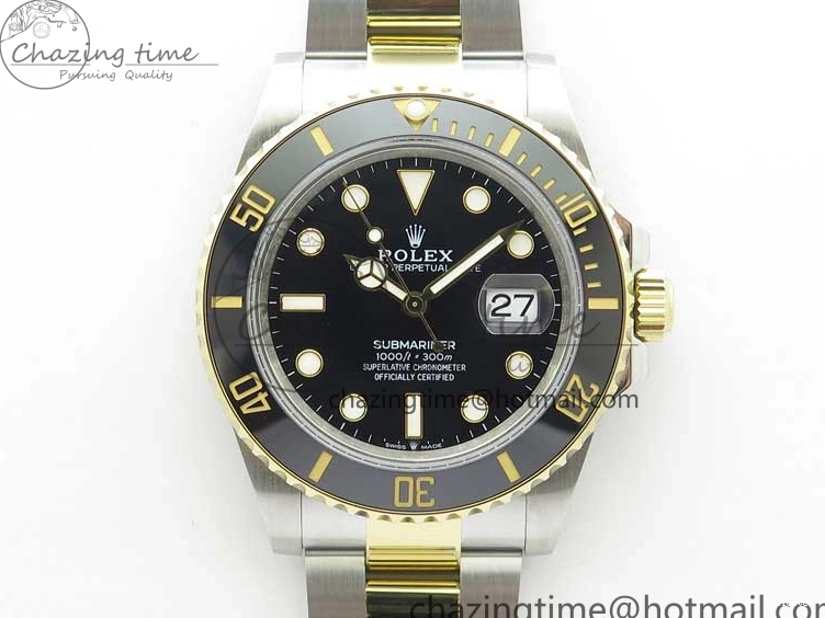 41mm 126613 LN YG Bracelet SS YG Dial Best Black SS Maker BP Edition Submariner on 0226